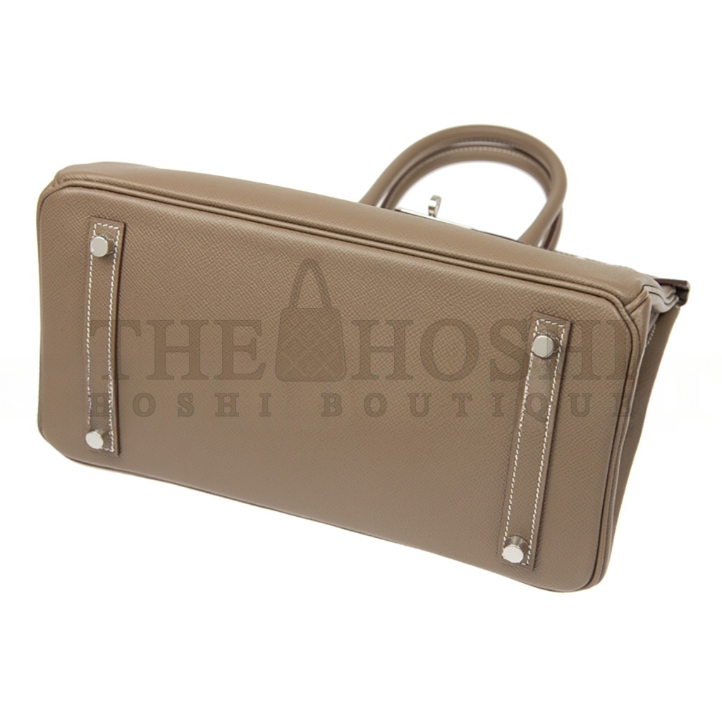 H**me5 BIRKIN 25 TOGO LEATHER ELEPHANT GREY SILVER BUCKLE BAG BK3018EPSS (25*20*13cm) Master Quality